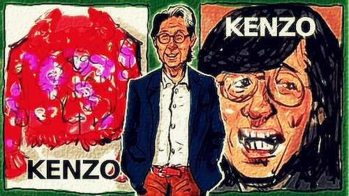 Cartoon: KENZO (medium) by takeshioekaki tagged kenzo