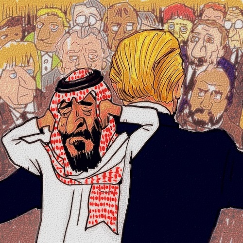 Cartoon: Khashoggi (medium) by takeshioekaki tagged khashoggi