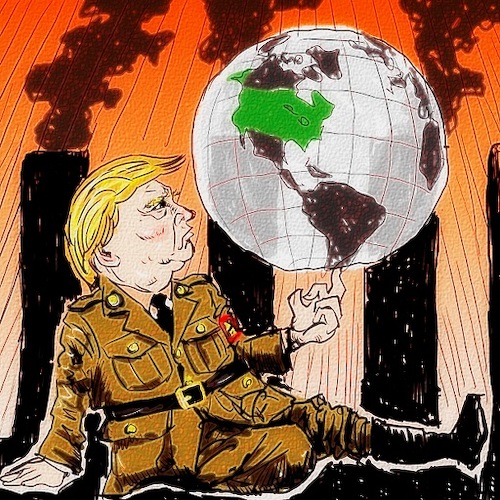Cartoon: Paris Agreement (medium) by takeshioekaki tagged paris,agreement
