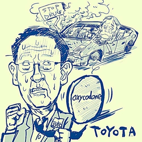 Cartoon: TOYOTA (medium) by takeshioekaki tagged toyota
