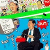 Cartoon: judgement (small) by takeshioekaki tagged pengshuai