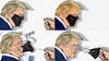 Cartoon: Mask (small) by takeshioekaki tagged donald,trump