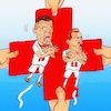 Cartoon: Schweiz (small) by takeshioekaki tagged fifa