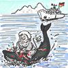 Cartoon: SeaShepherd (small) by takeshioekaki tagged sea,shepherd