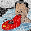 Cartoon: want (small) by takeshioekaki tagged china