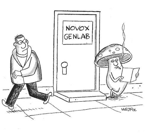 Cartoon: Genlab (medium) by Werner Wejp-Olsen tagged genlab,genetic,engineering