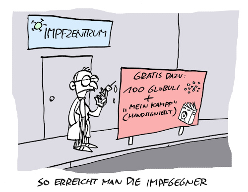 Cartoon: Prämien (medium) by Bregenwurst tagged coronavirus,impfung,prämien,impfgegner,querdenker,hitler