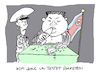 Cartoon: Degustation (small) by Bregenwurst tagged kim,jong,un,raketen,test,essen