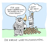 Cartoon: Hexerei (small) by Bregenwurst tagged klimaschutz,kirche,hexen,verbrennung,christbäume,mönch