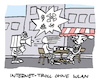 Cartoon: Trollinger (small) by Bregenwurst tagged internet,social,media,hetze,troll,megaphon