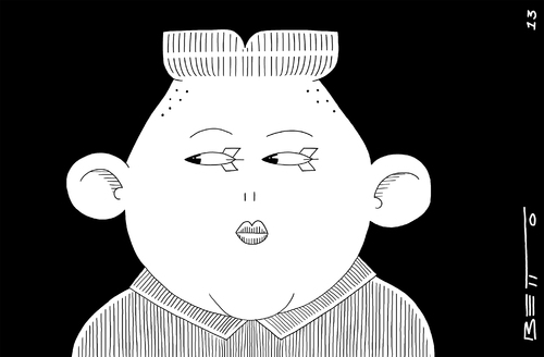 Cartoon: Kim Jong un (medium) by BETTO tagged corea,del,norte