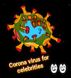 Cartoon: Corona to celebrities (small) by APPARAO ANUPOJU tagged corona,celibrities