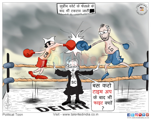 Cartoon: Cartoon On Arvind Kejriwal (medium) by Talented India tagged talentedindia,cartoon,arvindkejriwal,politics,politician