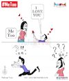 Cartoon: Fear of love ... (small) by Talented India tagged cartoon,talentedindia,news,politicalcartoon