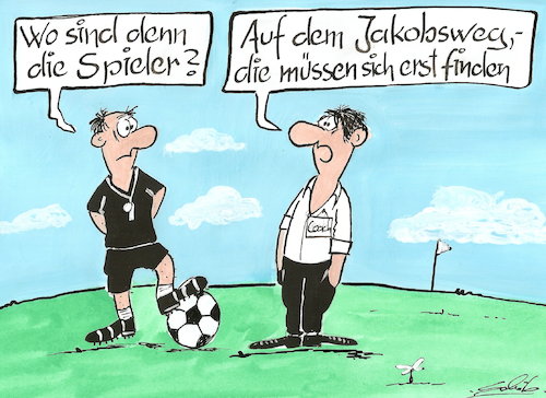Cartoon: WM  2018 (medium) by schöb tagged fussball