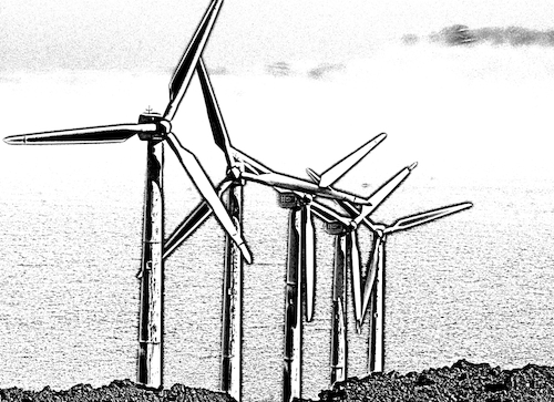 Cartoon: wind power (medium) by oliviaoil tagged windkraft