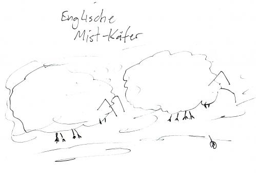 Cartoon: the famous english nebel-bug (medium) by Der Apfel tagged bugs,käfer,nebel,mist,fog,insekten