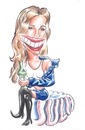 Cartoon: julia roberts (small) by bebetokaspi tagged julia,roberts