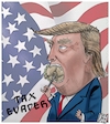 Cartoon: Donald Trump tax evader (small) by Christi tagged tax,trump,fisco,evader,usa