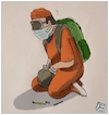Cartoon: Guantanamo in francia (small) by Christi tagged francia,gilet,gialli
