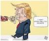 Cartoon: I dont speak (small) by Christi tagged trump,ambasciatore