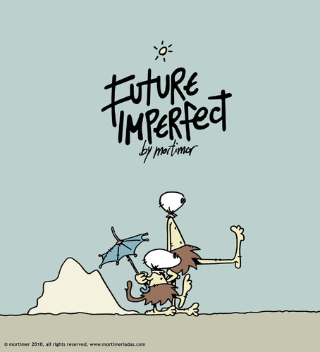 Cartoon: future imperfect (medium) by mortimer tagged rewilderness,involution,primitivism,desert,mortimeriadas,mortimer,postapochalyptic,imperfect,future,illustration,zukunft