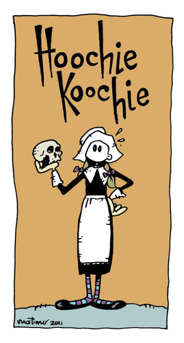 Cartoon: Hoochie Koochie Puritan (medium) by mortimer tagged mortimer,mortimeriadas,cartoon,honkatonka
