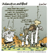Cartoon: adam eve and god 33 (small) by mortimer tagged english,adam,eve,god,cartoon,comic,gag,mortimer,mortimeriadas,biblical,christian,original,sin,expulsion,paradise,eden,snake