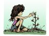 Cartoon: maria and the trees (small) by mortimer tagged mortimer,mortimeriadas,cartoon