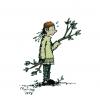 Cartoon: Treebeing Girl (small) by mortimer tagged trees,nature,mortimer,treebeing,girl