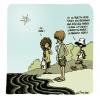 Cartoon: Un mundo maravilloso (small) by mortimer tagged mortimer,mortimeriadas,cartoon,pollution,kids,beach,summer