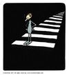 Cartoon: zebra crossing (small) by mortimer tagged end,worl,zebra,crossing,fate,humankind,system