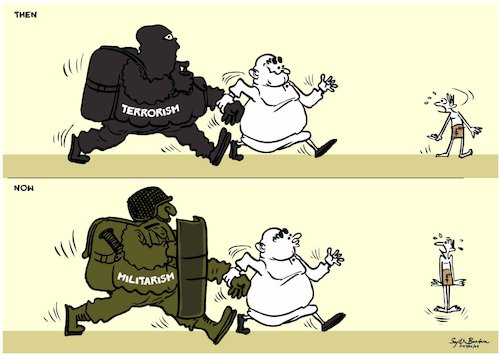 Cartoon: political game. (medium) by Sajith Bandara tagged game