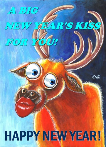 New years kiss