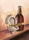 Cartoon: Beer 2 (small) by menekse cam tagged beer promotion bottle urinal pissoir