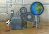 Cartoon: Producing Industry (small) by menekse cam tagged producing,industry,wheels,world,factory,worker