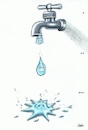 Cartoon: Water is life (small) by menekse cam tagged water,su,hayat,drop,life,living,fountain,tap,musluk,cesme