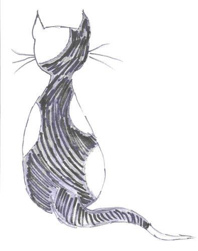 Cartoon: EL Gato  001 (medium) by skätch-up tagged cat,katze,gato