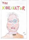 Cartoon: The Kohlinator (small) by skätch-up tagged helmut,kohl,angela,merkel,politik,schimpfen,wahrheit,reden,wulf