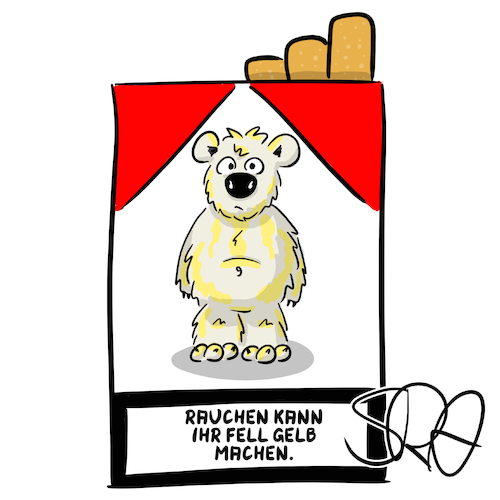 Cartoon: Rauchbär (medium) by Sven Raschke tagged rauchen,gesundheit,tiere,zigaretten,tabak,werbung,rauchen,gesundheit,tiere,zigaretten,tabak,werbung