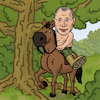 Cartoon: Putin (small) by Sven Raschke tagged putin,pferd,natur,glücklich,niedlich,tiere