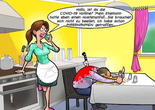 Cartoon: Corinna (medium) by Joshua Aaron tagged covid,19,corona,virus,epidemie,pandemie,covid,19,corona,virus,epidemie,pandemie