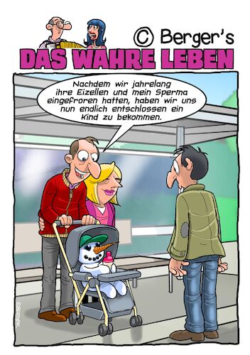 Cartoon: Eingefroren (medium) by Chris Berger tagged samen,sperma,eizellen,kryonik,samen,sperma,eizellen,kryonik