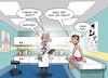 Cartoon: Beim Doktor (small) by Joshua Aaron tagged doktor,praxis,untersuchung,sport,sex,patient
