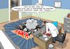 Cartoon: Coronares Fett (small) by Chris Berger tagged arzt,test,covid,19,corona,virus,epidemie,pandemie,fett,gewicht,dick,zunahme