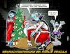 Cartoon: Draculas Weihnacht (small) by Joshua Aaron tagged dracula,santa,claus,xmas,christmas,bloodsucker,vampir,familie