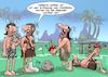 Cartoon: Fussball in der Steinzeit (small) by Joshua Aaron tagged steinzeit,fussball,verletzung,stein,ball,spieler