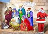 Cartoon: Geldmaschine (small) by Joshua Aaron tagged weihnachten,zaster,geld,shoppingwahn,kommerz