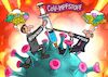 Cartoon: Impfstoff (small) by Chris Berger tagged cov,covid,corona,impfung,vaccine,pfizer,biontech