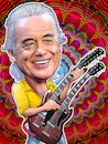 Cartoon: Jimmy Page (small) by Joshua Aaron tagged led,zeppelin,gitarre